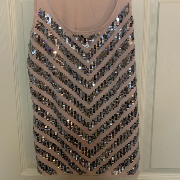 Express women’s XS sequined tank - Picture 1 of 1